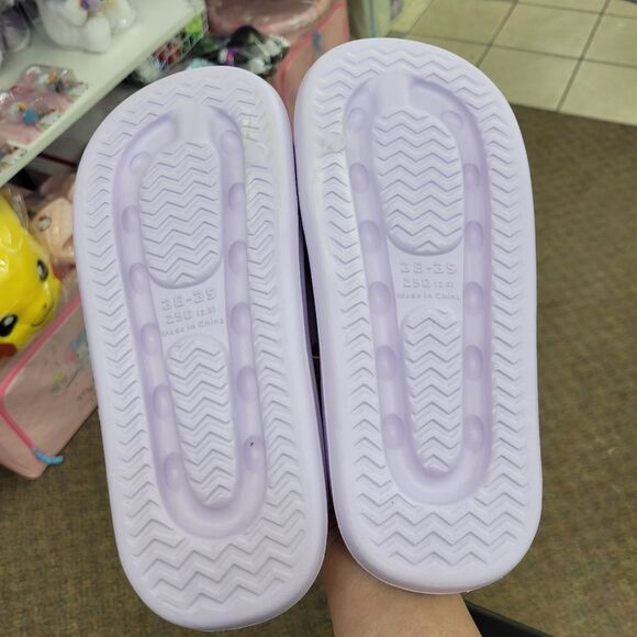 Brand New Sanrio Kuromi Big Charm Slippers Size: US 8.5 - Picture 7 of 9